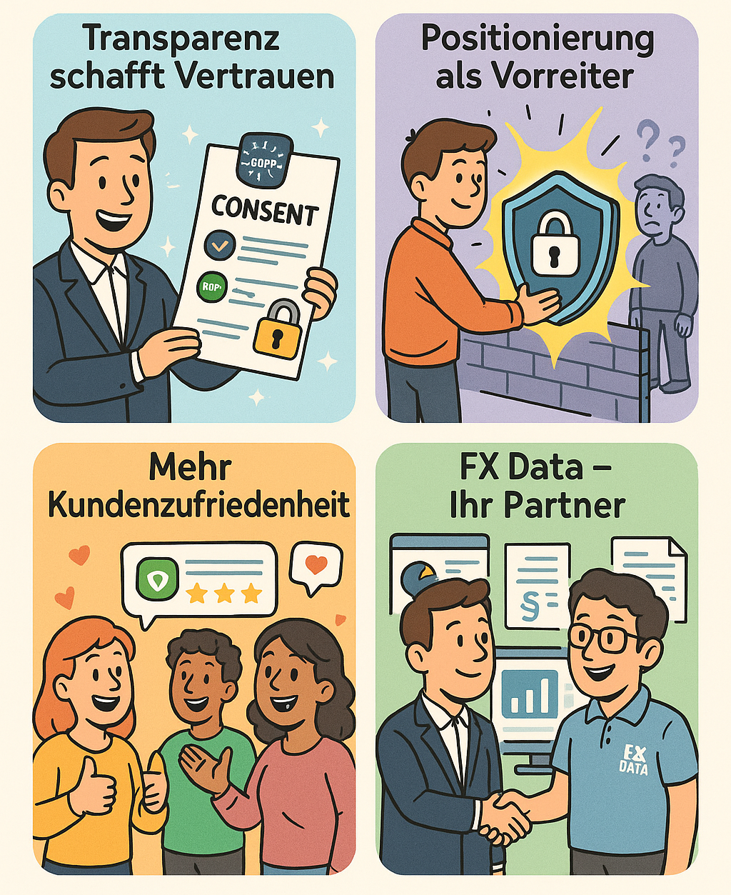 Info Grafik Wettberwerbsvoirteil durch Datenschutz